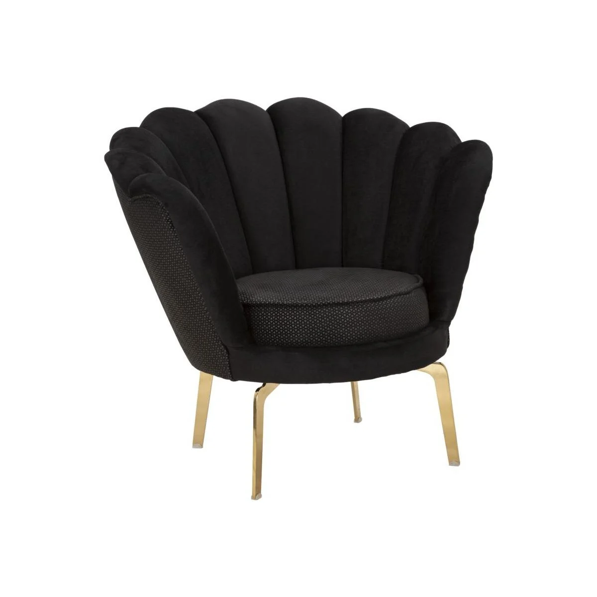 Poltrona Vienna Plus Nera cm.83x76x78