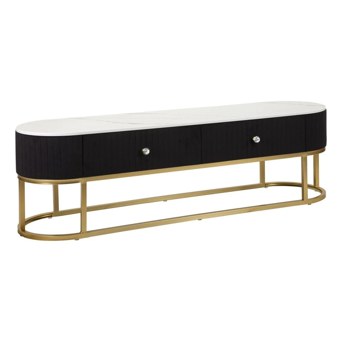 Porta Tv Montpellier Nero cm.150x42x45