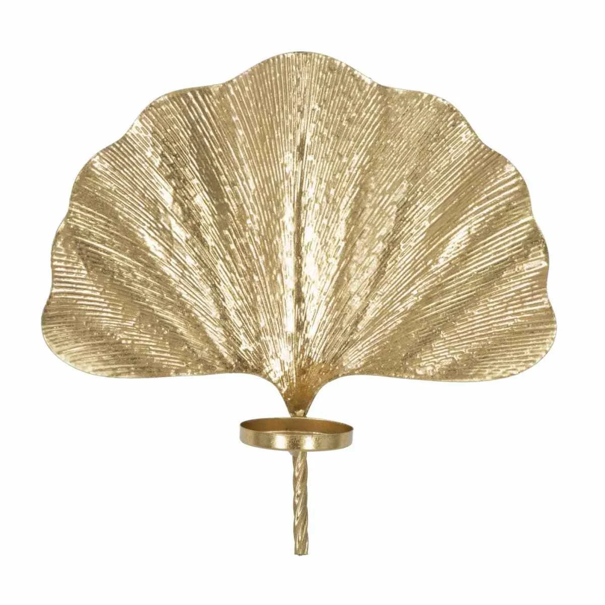 Portacandela Da Muro Glam Leaf cm.41x11,5x40