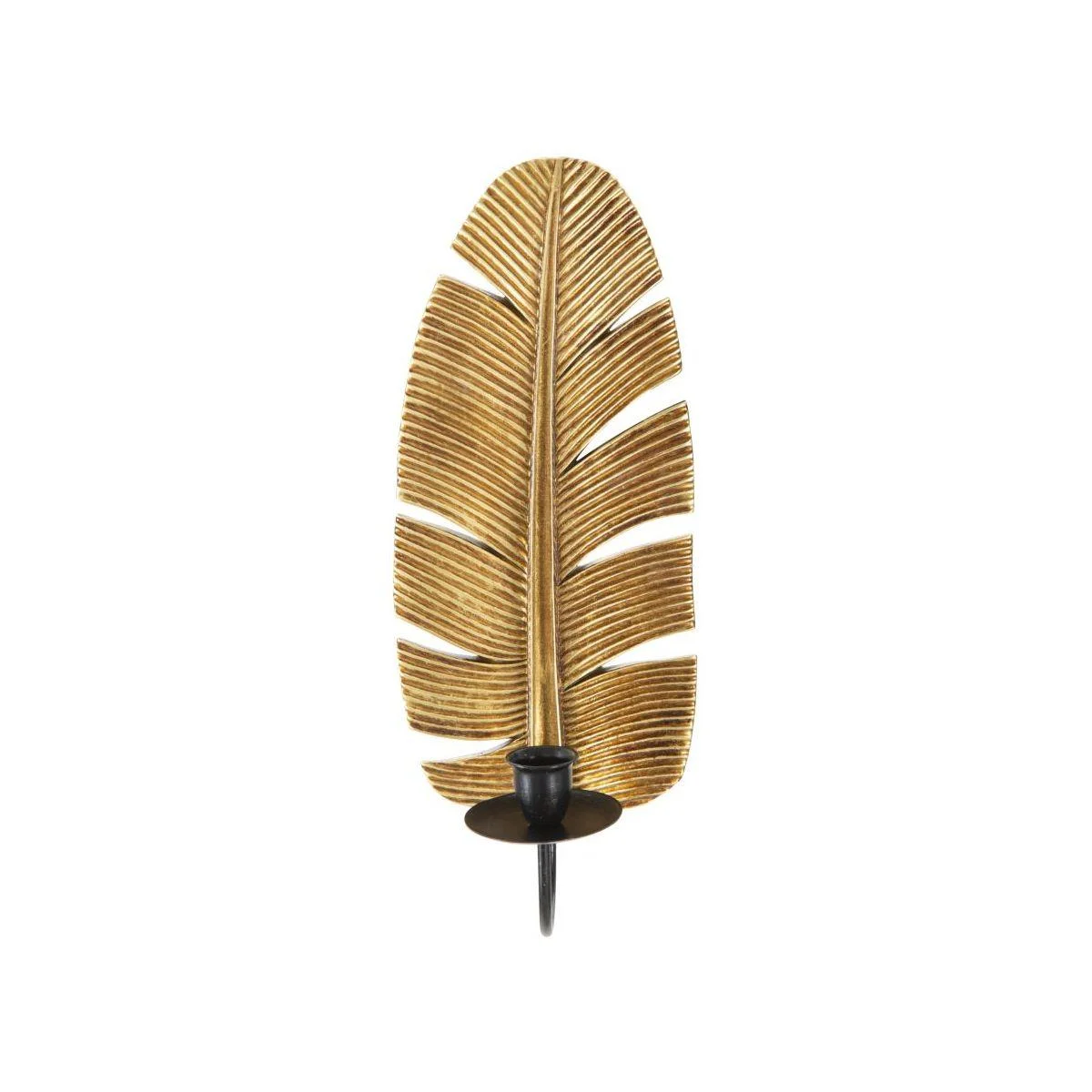 Portacandela Da Muro Leaf cm.12,8x8,9x31,2
