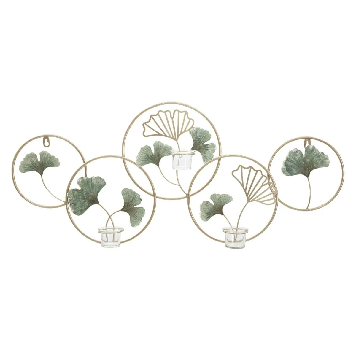 Portacandela Da Muro Greenery cm.80x7,5x35,5
