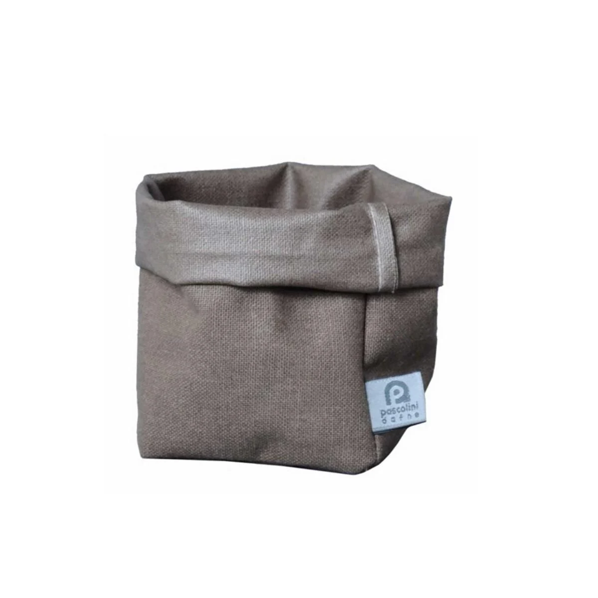Sacchetto Portaoggetti Lino Teflon Nocciola cm.11x12x20
