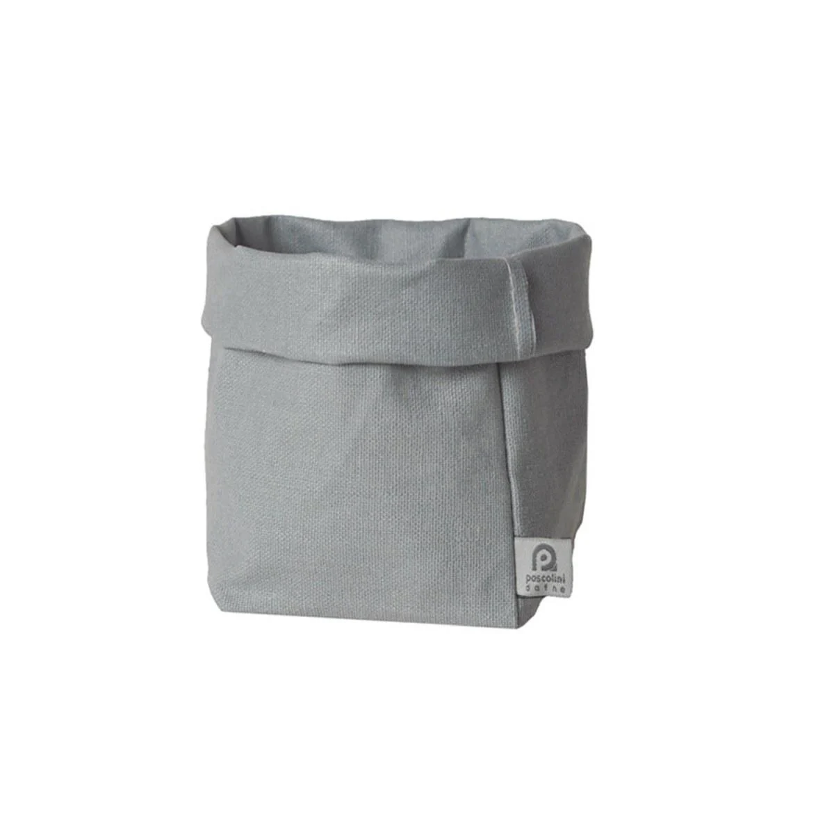 Sacchetto Portaoggetti Lino Teflon Grigio cm.11x12x20