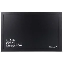 Lavagna da parete 40x60 cm in legno MDF, Victionary Spesa