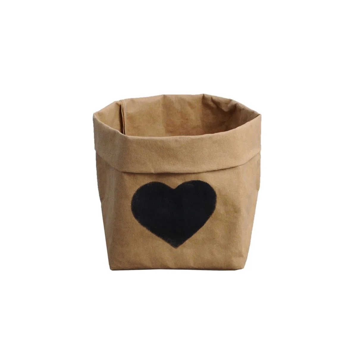 Sacchetto Portaoggetti F Cellulosa con Lavagna Beige cm.14x15x23