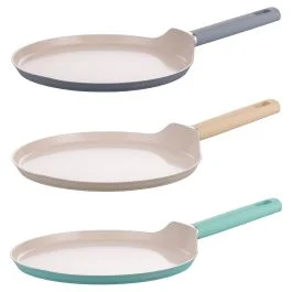 Crepiera 28 cm, rivestimento in ceramica, induzione, Kolorados SìChef