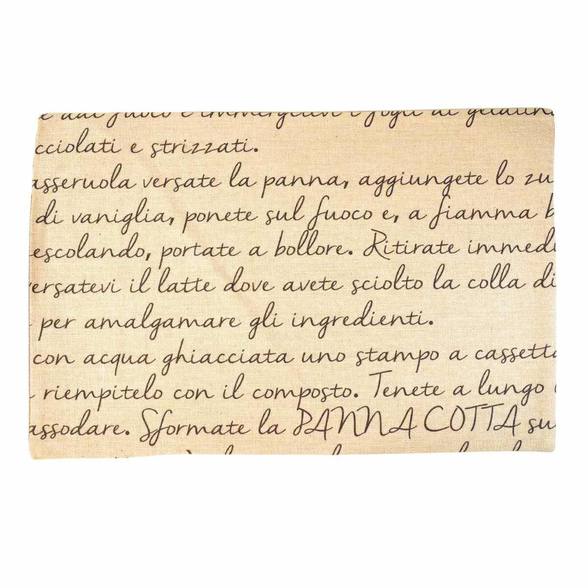 Tovaglietta Americana Ricetta cm.35x50