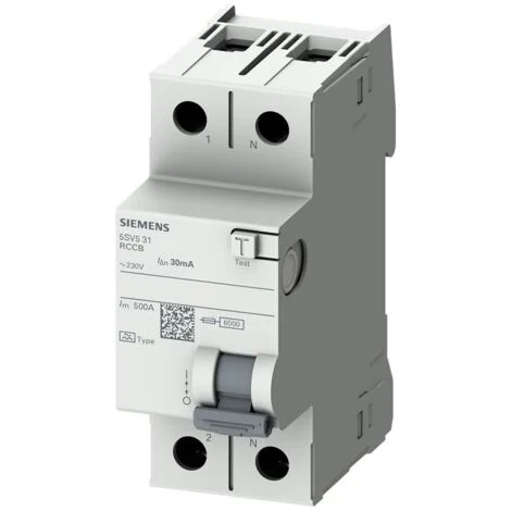 Interruttore differenziale Siemens 40A 2 poli 30 MA AC 2 moduli 5SV53140