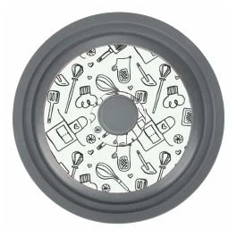Coperchio universale Ø 24/26/28 cm in vetro e silicone, SìChef