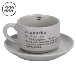 Tazzina caffè con piattino 90 ml, Victionary Acquario