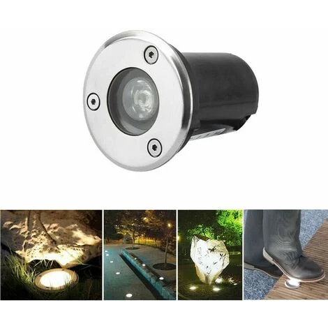 Faretto Calpestabile Segna Passi A Incasso Led 1,5 W Luce Naturale Giardino Es07