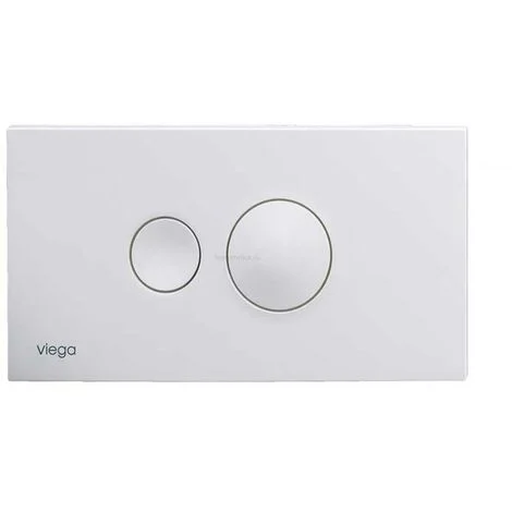 Viega 596316 Visign for Style 10 - Piastra di azionamento, colore: Bianco