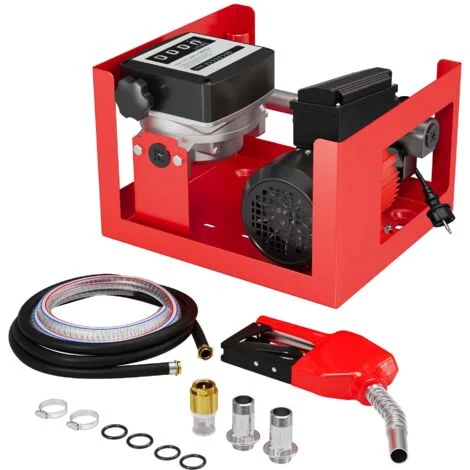 Pompa autoadescante per trasferimento diesel gasolio 230V/600W 40l/min Pistola automatica