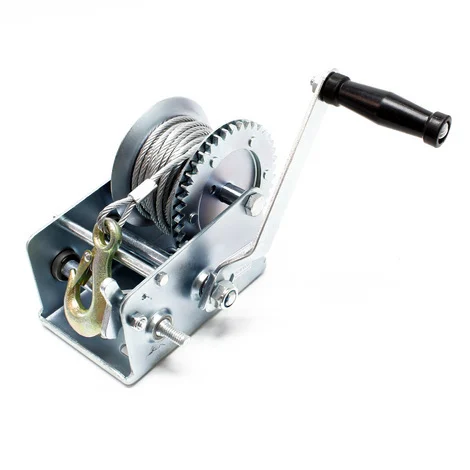 Verricello manuale 900kg 10m rapporto di trasmissione 4:1/8:1 argano a fune