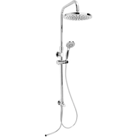 Colonna doccia serie papete cromato con doccia 3 getti