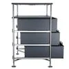 KARTELL MOBIL 3 CASSETTI CONTENITORE RUOTE COLORE GHIACCIO