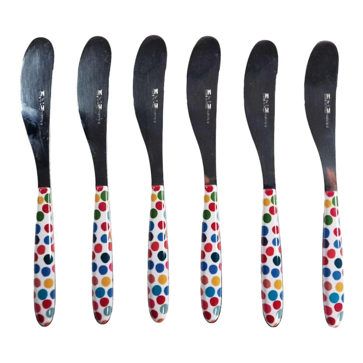 Coltelli Set pz.6 Eme Inox Spalmaburro Vero Coriandoli