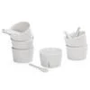SELETTI SET COPPETTA GELATO CON PALETTE IN PORCELLANA