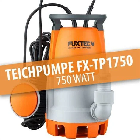 Pompa sommersa per acque nere TP1750 FUXTEC Pompa sommergibile 750W da giardino per stagni