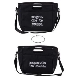 Portapranzo/borsa termica con tracolla e doppia impugnatura, S.P.Q.eRe