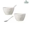 PORCELLANA BIANCA SET DUE CIOTOLINE CONVIVIO