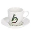 PORCELLANA BIANCA TAZZA CAFFE' SOLOTUA