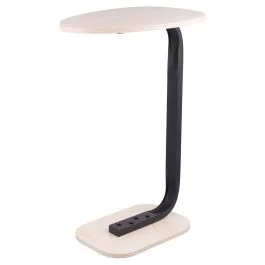 Tavolino laterale d'appoggio l, 37x27x59, bianco, Sibilla