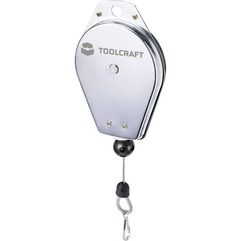 TOOLCRAFT TO-7310169 Cavo a molla, estensione della fune fino a 2 m. Capacità di carico (max) 3 kg