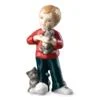 ROYAL COPENHAGEN BIMBO IN PIEDI CON GATTINI