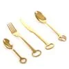 SELETTI SET 24 POSATE KEYTLERY GOLD