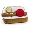 SELETTI DIVANO HOT DOG CON CUSCINI