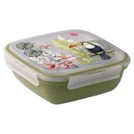 Fresh Lunch box Tucano verdeIl set si compone di:Contenitore principaleVassoio estrai