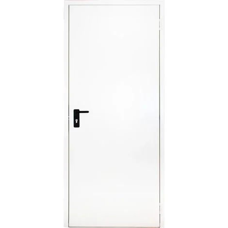 porta multiuso reversibile tamburata "tv" bianco antigraffio 80x200 cm