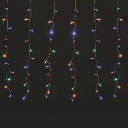 Tenda 104 led multicolor, a batteria, uso esterno, 150x70 cm, Kooper Xmas Lights