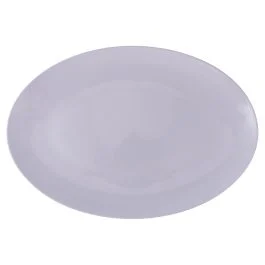 Piatto ovale in melamina, bianco, Melamine