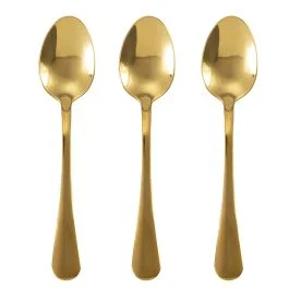 Set 3 cucchiai oro lucido, 5Th Avenue Sibilla