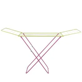 Stendino in metallo verde e fucsia richiudibile, Laundry Sìordine