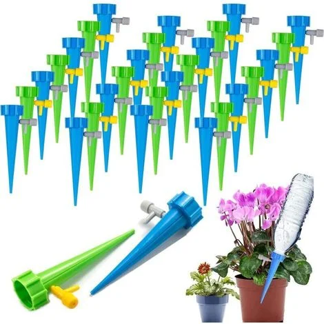 Kit di irrigazione a goccia da 30 pezzi, kit di irrigazione a goccia, sistema di microirrigazione a goccia per giardino, sistema di irrigazione automatico con irrigatori per piante per giardini domest