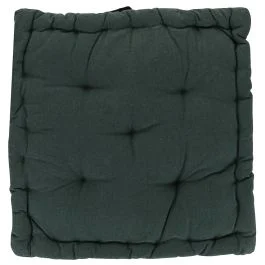 Cuscino materasso per sedia 40x40x7 cm, verde foresta, Sibilla