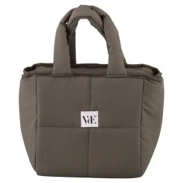 Portapranzo/borsa termica doppia impugnatura, verde militare, Puffy