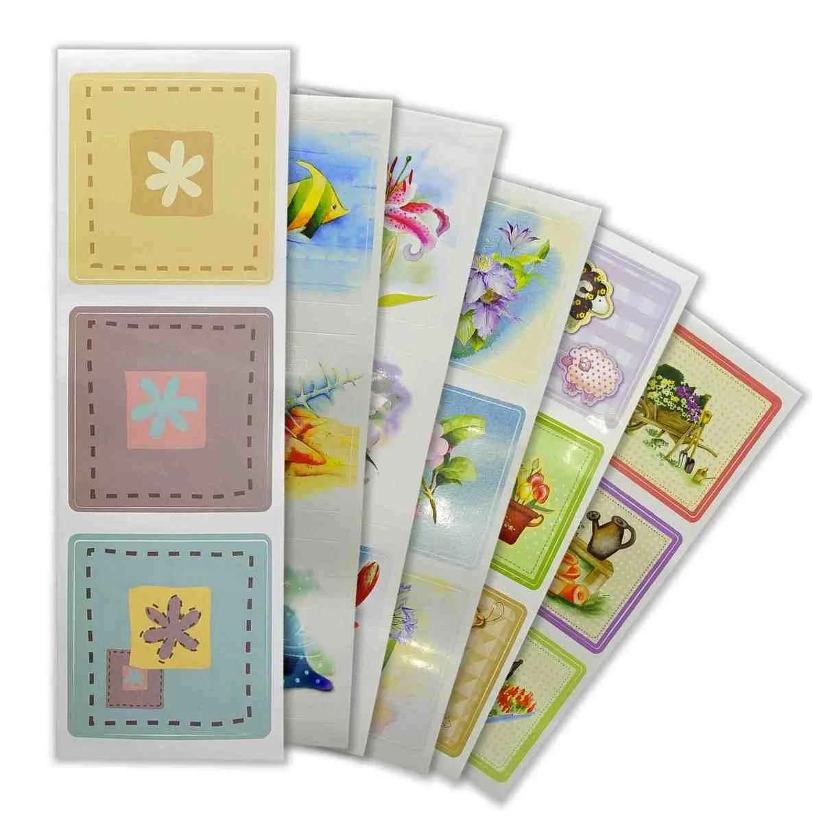 Decori Adesivi Parete Remov. 9x9 pz.3 6 Dec.
