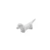 PORCELLANA BIANCA SET 6 APPOGGIA POSATE CANE