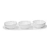 FONTEBASSO SET ANTIPASTIERA 4 PEZZI ICON WHITE