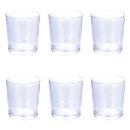 Set 6 bicchieri 270 ml in vetro, Light Pure