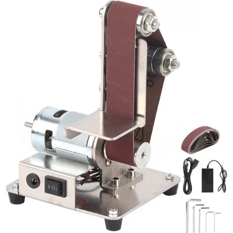 775 Mini levigatrice a nastro elettrica multifunzionale, levigatrice per lucidatura fai da te, spina 110-240 V UK
