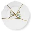 SELETTI PIATTO PIANO DECORO N2 KINTSUGI
