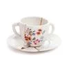 SELETTI TAZZA CAFFE CON PIATTINO DECOROV N1 KINTSUGI