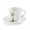 SELETTI TAZZA CAFFE CON PIATTINO DECORO N3 KINTSUGI