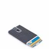 PIQUADRO PORTACARTE DI CREDITO SCORREVOLE BLACK SQUARE