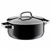 WMF CASSERUOLA BASSA CON COPERCHIO FUSIONTEC MINERAL NERO